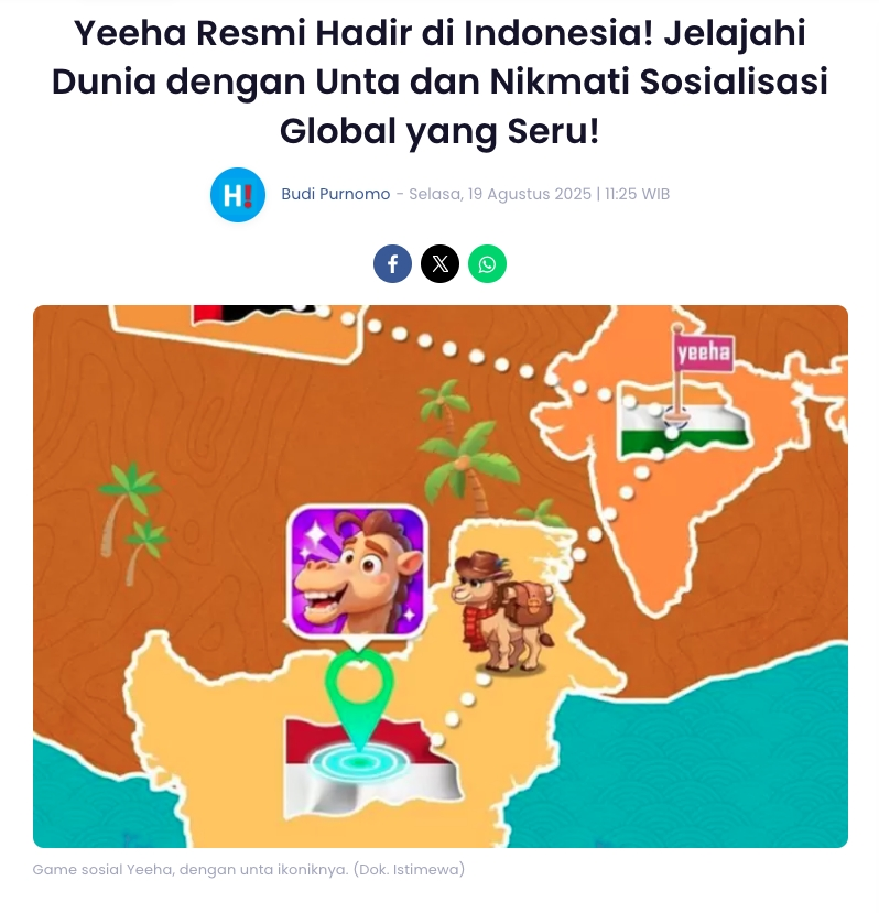 Yeeha Game Indonesia Media Coverage
